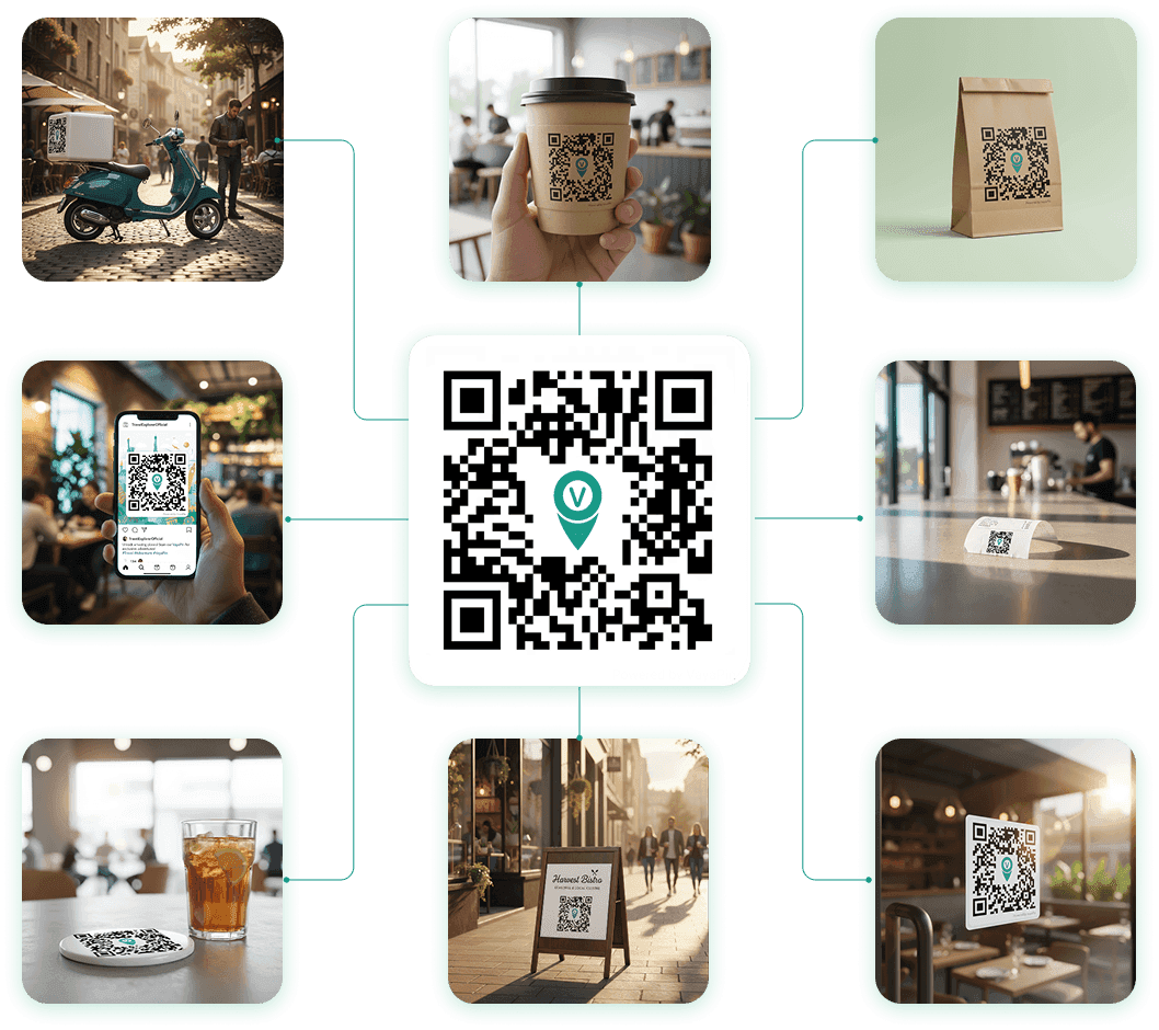 VayaPin qr codes