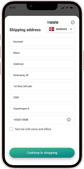 VayaPin mobile app