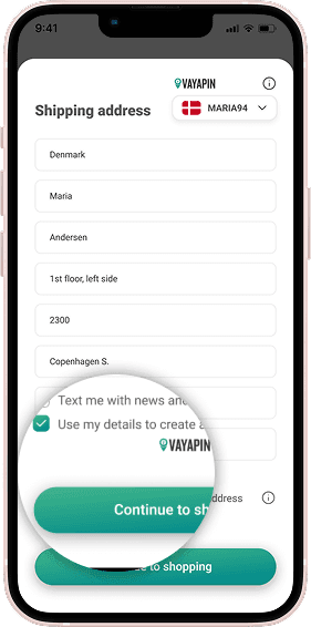 VayaPin mobile app