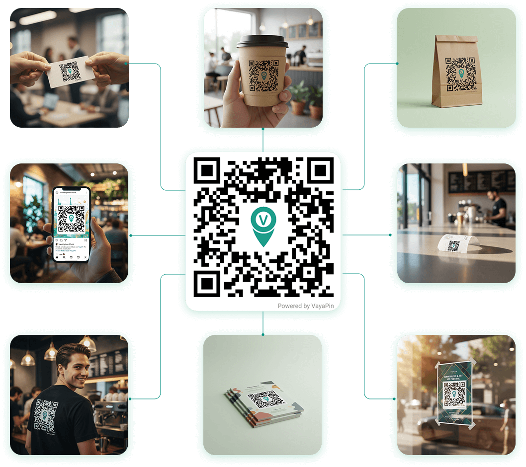 VayaPin qr codes