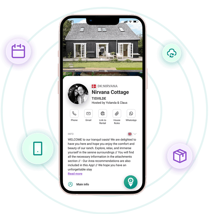Smartphone displaying VayaPin mobile app