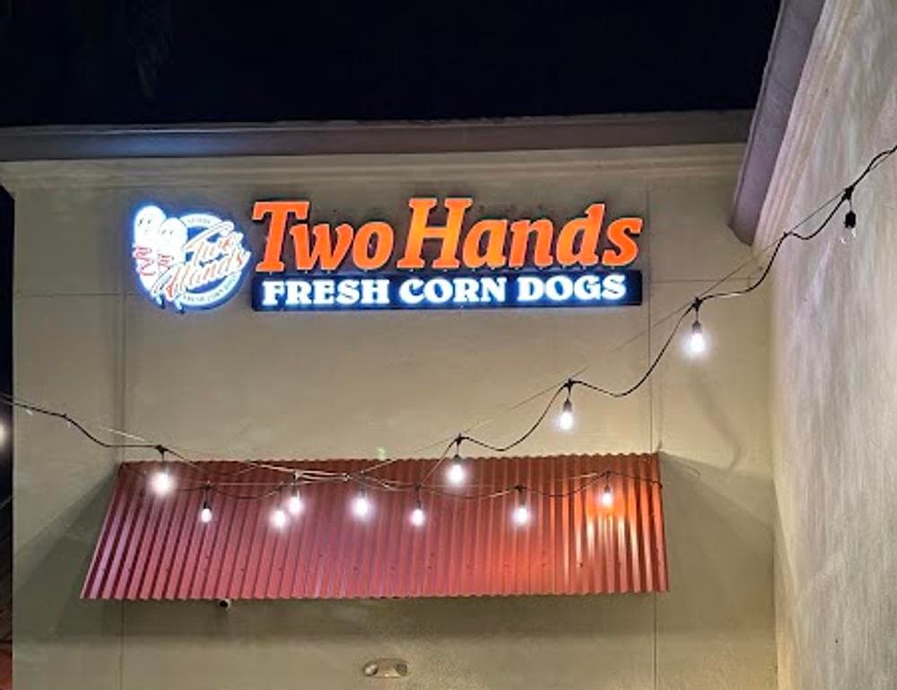 Two Hands Corn Dog