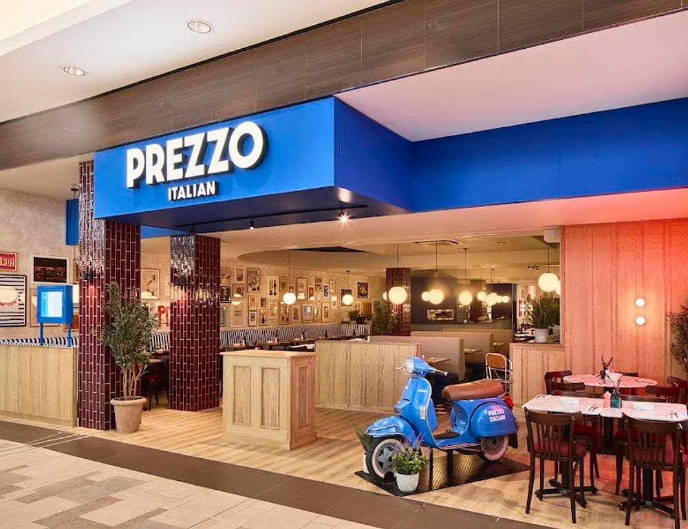 Prezzo Italian Restaurant Aberdeen Union Square Shopping Centre