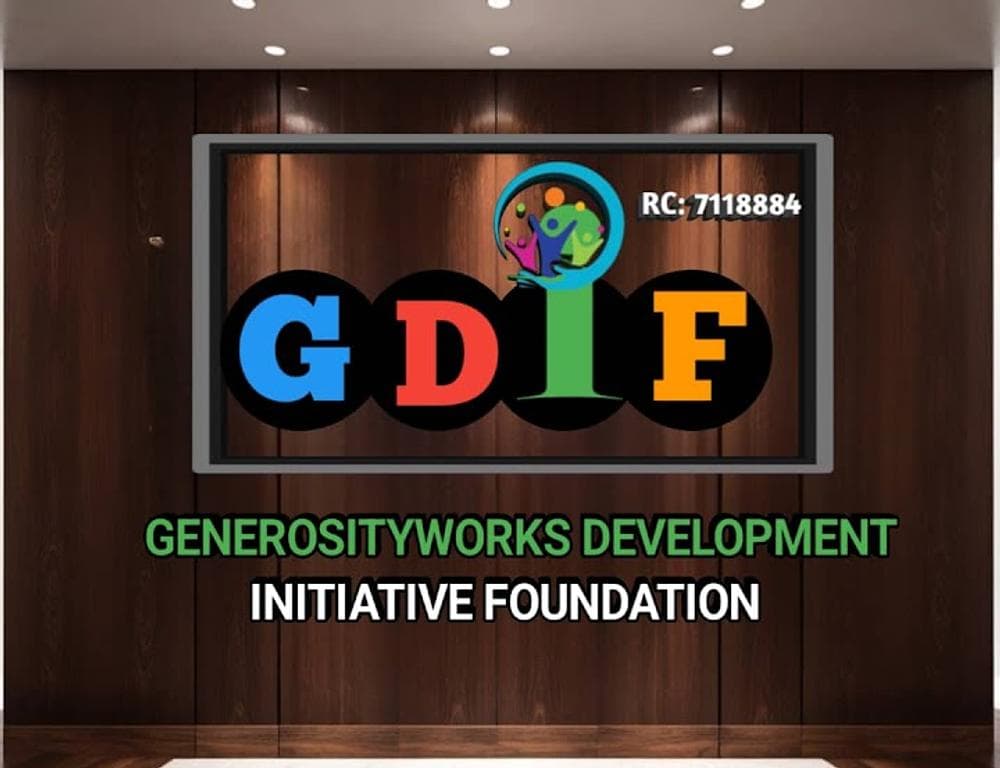 GENEROSITYWORKS DEVELOPMENT INITIATIVE FOUNDATION (GDIF)