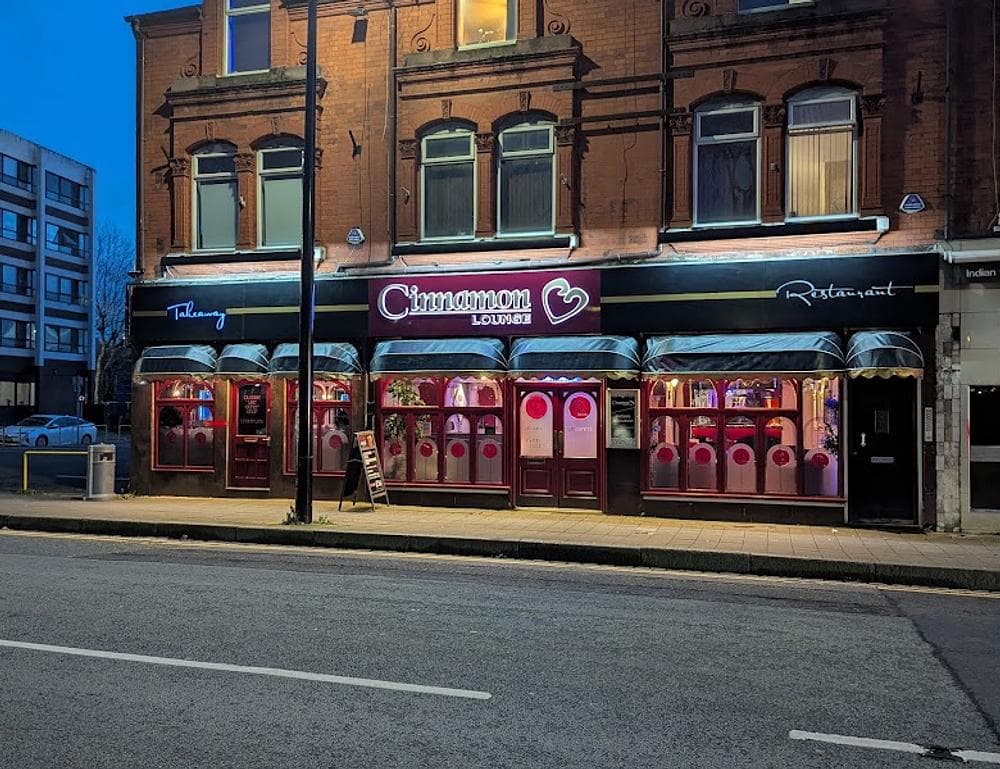 Cinnamon Lounge Indian Restaurant Warrington